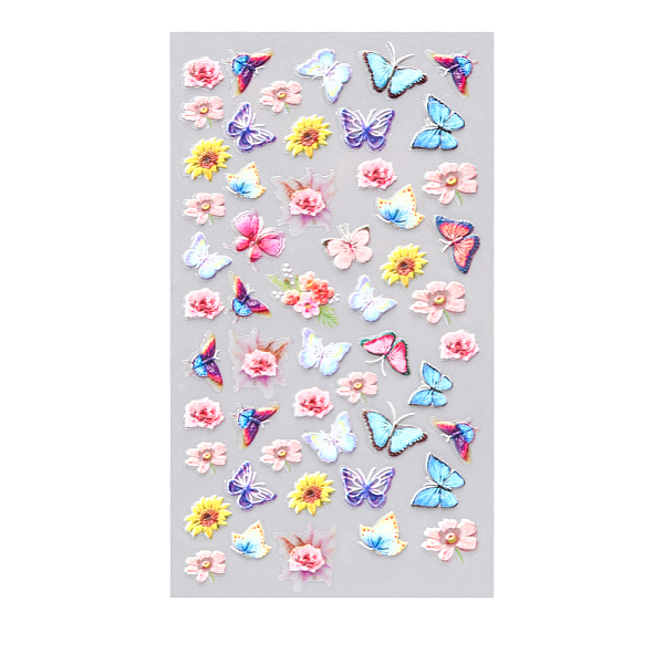 PandaHall 5D Watermark Slider Gel Nail Art, Butterfly & Flower Nail Art Stickers Decals, for Nail Tips Decorations, Sky Blue, 105x60mm Paper...
PandaHall 5D Watermark Slider Gel Nail Art, Butterfly & Flower Nail Art Stickers Decals, for Nail Tips Decorations, Sky Blue, 105x60mm Paper...
