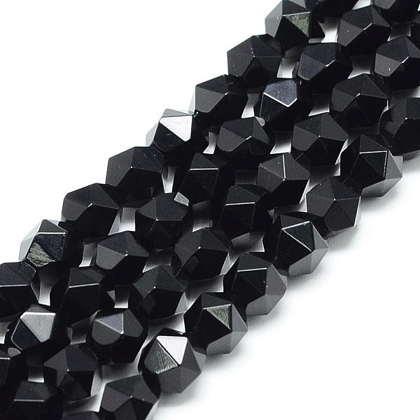 PandaHall Natural Black Onyx Beads Strands, Star Cut Round Beads, Faceted, Dyed, 7.5~8x6.5~7mm, Hole: 1.5mm, about 46pcs/strand, 15.5 inch...
PandaHall Natural Black Onyx Beads Strands, Star Cut Round Beads, Faceted, Dyed, 7.5~8x6.5~7mm, Hole: 1.5mm, about 46pcs/strand, 15.5 inch...