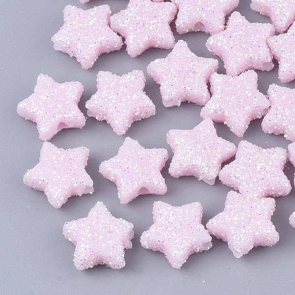 PandaHall Opaque Acrylic Beads, with Glitter Powder, Star, Pink, 9.5x10x4mm, Hole: 1.6mm Acrylic Star Pink
PandaHall Opaque Acrylic Beads, with Glitter Powder, Star, Pink, 9.5x10x4mm, Hole: 1.6mm Acrylic Star Pink