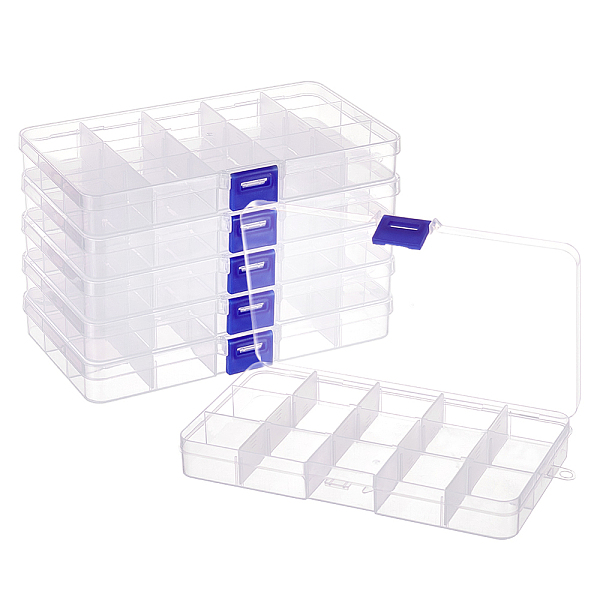 PandaHall 15 Grids Plastic Bead Storage Containers, Adjustable Dividers Box, for Crafting, Beading, Nail Art Rhinestones, Diamond Embroidery..., White
PandaHall 15 Grids Plastic Bead Storage Containers, Adjustable Dividers Box, for Crafting, Beading, Nail Art Rhinestones, Diamond Embroidery..., White