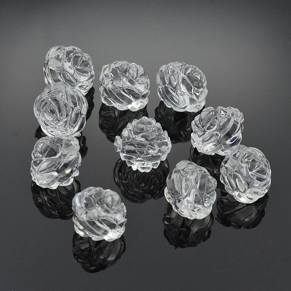 PandaHall Transparent Clear Frosted Acrylic Beads, Rose Flower, Mother's Day Jewelry Making, 13.4x11.3mm, Hole: 2mm Acrylic Flower White
PandaHall Transparent Clear Frosted Acrylic Beads, Rose Flower, Mother's Day Jewelry Making, 13.4x11.3mm, Hole: 2mm Acrylic Flower White