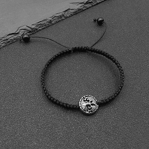 PandaHall Alloy Tree of Life Bead Braided Bead Bracelets, Adjustable Polyester Cord Bracelets for Women, Antique Silver, 6-1/4 inch(16cm)..., Black
PandaHall Alloy Tree of Life Bead Braided Bead Bracelets, Adjustable Polyester Cord Bracelets for Women, Antique Silver, 6-1/4 inch(16cm)..., Black