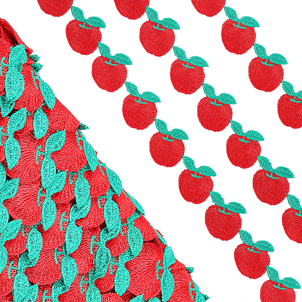 PandaHall CHGCRAFT Polyester Embroidery Sewing Trimming, DIY Garment Accessories, Apple, for Teacher's Day, Red, 33x1mm Polyester Fruit Red
PandaHall CHGCRAFT Polyester Embroidery Sewing Trimming, DIY Garment Accessories, Apple, for Teacher's Day, Red, 33x1mm Polyester Fruit Red