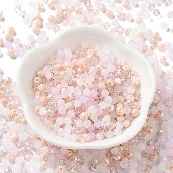 PandaHall Glass Beads, Faceted, Rondelle, Pink, 4x3mm, Hole: 0.4mm, about 820pcs/60g Glass Rondelle Pink
PandaHall Glass Beads, Faceted, Rondelle, Pink, 4x3mm, Hole: 0.4mm, about 820pcs/60g Glass Rondelle Pink