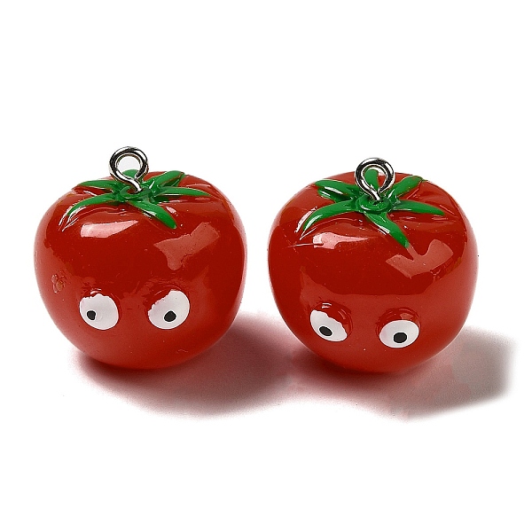 PandaHall Cartoon Opaque Resin Vegetable Pendants, Funny Eye Tomato Charms with Platinum Plated Iron Loops, FireBrick, 22.5x21.5x22.5mm..., Red
PandaHall Cartoon Opaque Resin Vegetable Pendants, Funny Eye Tomato Charms with Platinum Plated Iron Loops, FireBrick, 22.5x21.5x22.5mm..., Red