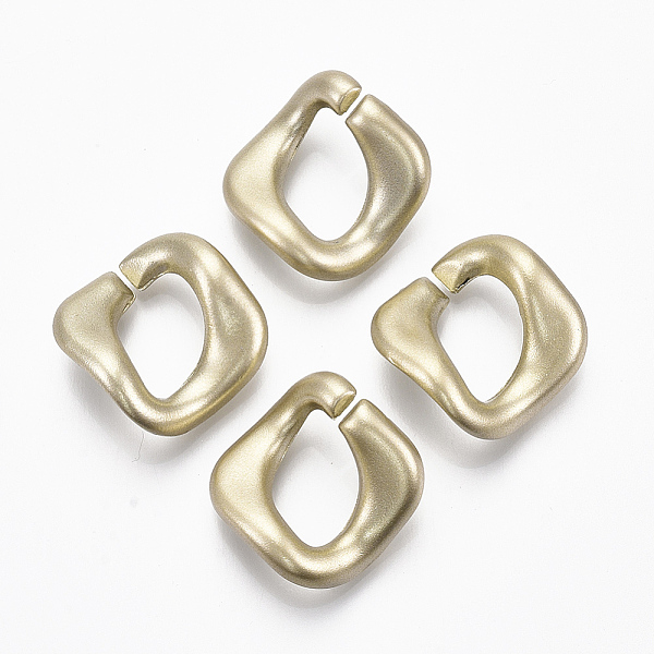 PandaHall Spray Painted CCB Plastic Linking Rings, Quick Link Connectors, For Jewelry Curb Chains Making, Twist, Gold, 23.5x23x9.5mm, Inner...
PandaHall Spray Painted CCB Plastic Linking Rings, Quick Link Connectors, For Jewelry Curb Chains Making, Twist, Gold, 23.5x23x9.5mm, Inner...