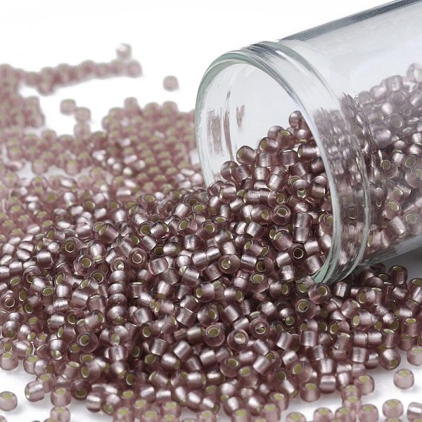 PandaHall TOHO Round Seed Beads, Japanese Seed Beads, (26F) Silver Lined Frost Light Amethyst, 11/0, 2.2mm, Hole: 0.8mm, about..., Purple
PandaHall TOHO Round Seed Beads, Japanese Seed Beads, (26F) Silver Lined Frost Light Amethyst, 11/0, 2.2mm, Hole: 0.8mm, about..., Purple