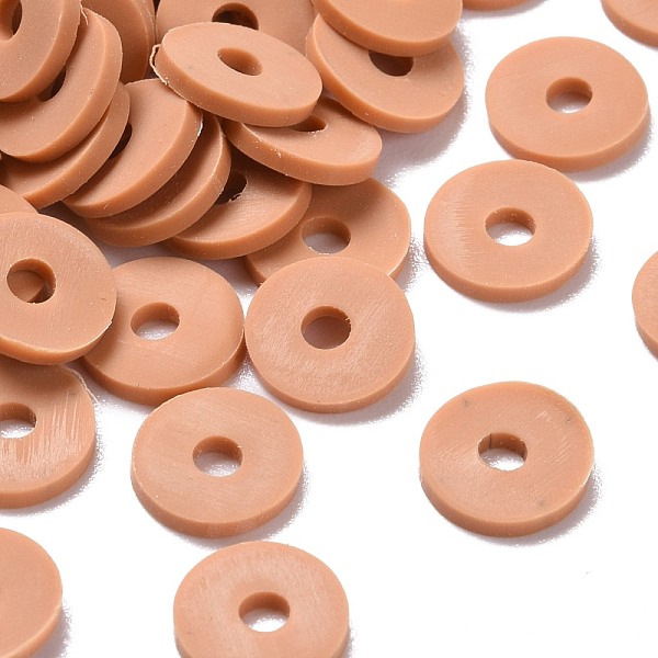 PandaHall Handmade Polymer Clay Beads, Disc/Flat Round, Heishi Beads, BurlyWood, 8x0.5~1mm, Hole: 2mm, about 13000pcs/1000g Polymer Clay..., Orange
PandaHall Handmade Polymer Clay Beads, Disc/Flat Round, Heishi Beads, BurlyWood, 8x0.5~1mm, Hole: 2mm, about 13000pcs/1000g Polymer Clay..., Orange