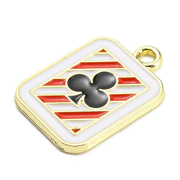 PandaHall Alloy Enamel Pendants, Golden, Rectangle with Playing Card Charm, Club, 20x14x1.5mm, Hole: 1.6~1.8mm Alloy+Enamel Others
PandaHall Alloy Enamel Pendants, Golden, Rectangle with Playing Card Charm, Club, 20x14x1.5mm, Hole: 1.6~1.8mm Alloy+Enamel Others
