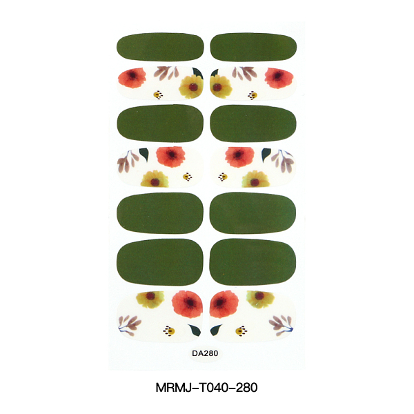 PandaHall Flowers Full Cover Nail Wraps Stickers, UV Gel Polish Nail Wraps Strips Decals, For Nail Tips Decorations, Dark Green, 10x5.5cm...
PandaHall Flowers Full Cover Nail Wraps Stickers, UV Gel Polish Nail Wraps Strips Decals, For Nail Tips Decorations, Dark Green, 10x5.5cm...