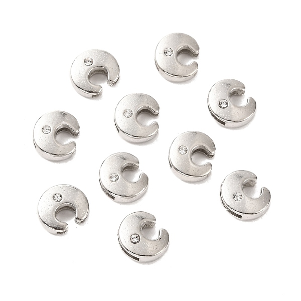 PandaHall Letter Slider Beads for Watch Band Bracelet Making, Platinum Plated Alloy Crystal Rhinestone Slide Charms, Cadmium Free & Nickel..., Clear
PandaHall Letter Slider Beads for Watch Band Bracelet Making, Platinum Plated Alloy Crystal Rhinestone Slide Charms, Cadmium Free & Nickel..., Clear