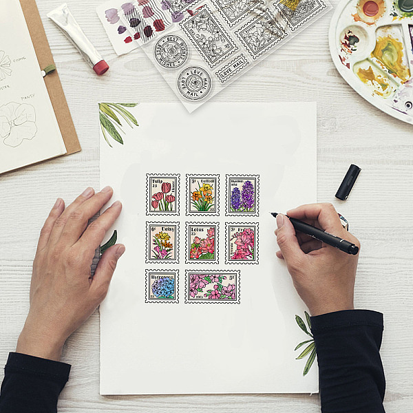PandaHall PVC Plastic Stamps, for DIY Scrapbooking, Photo Album Decorative, Cards Making, Stamp Sheets, Flower Pattern, 16x11x0.3cm Plastic...
PandaHall PVC Plastic Stamps, for DIY Scrapbooking, Photo Album Decorative, Cards Making, Stamp Sheets, Flower Pattern, 16x11x0.3cm Plastic...