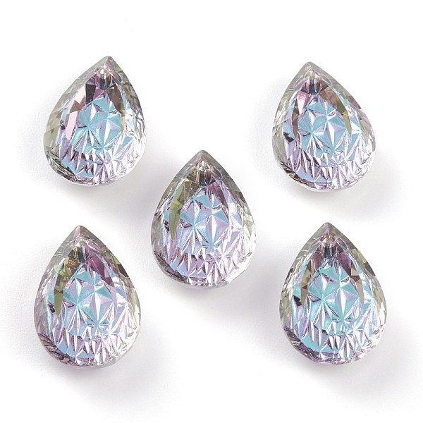 PandaHall Embossed Glass Rhinestone Pendants, Teardrop, Faceted, Vitrail Light, 19x12x6mm, Hole: 1.6mm Glass Teardrop Purple
PandaHall Embossed Glass Rhinestone Pendants, Teardrop, Faceted, Vitrail Light, 19x12x6mm, Hole: 1.6mm Glass Teardrop Purple