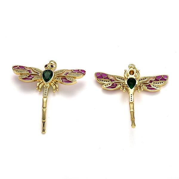 PandaHall Brass Micro Pave Cubic Zirconia Pendants, with Enamel and Jump Rings, Long-Lasting Plated, Dragonfly, Real 18K Gold Plated...
PandaHall Brass Micro Pave Cubic Zirconia Pendants, with Enamel and Jump Rings, Long-Lasting Plated, Dragonfly, Real 18K Gold Plated...