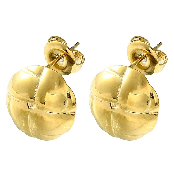PandaHall Ion Plating(IP) 304 Stainless Steel Stud Earrings, Flower, Real 14K Gold Plated, 12mm 304 Stainless Steel Flower
PandaHall Ion Plating(IP) 304 Stainless Steel Stud Earrings, Flower, Real 14K Gold Plated, 12mm 304 Stainless Steel Flower