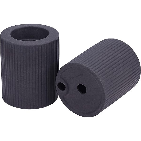 PandaHall Ceramic Whiteware Candle Holder, Perfect Home Party Decoration, Column, Gray, 6.65x8cm, Inner Diameter: 4.2cm Porcelain Black
PandaHall Ceramic Whiteware Candle Holder, Perfect Home Party Decoration, Column, Gray, 6.65x8cm, Inner Diameter: 4.2cm Porcelain Black