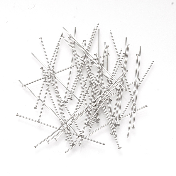 PandaHall 304 Stainless Steel Flat Head Pins, Stainless Steel Color, 20x0.7mm, 21 Gauge, Head: 1mm 304 Stainless Steel
PandaHall 304 Stainless Steel Flat Head Pins, Stainless Steel Color, 20x0.7mm, 21 Gauge, Head: 1mm 304 Stainless Steel