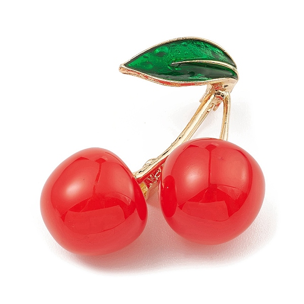 PandaHall Alloy Enamel Brooch Pin, with Resin, Cherry, Orange Red, 38.3x37.5x17mm Alloy+Enamel Cherry
PandaHall Alloy Enamel Brooch Pin, with Resin, Cherry, Orange Red, 38.3x37.5x17mm Alloy+Enamel Cherry