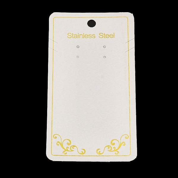 PandaHall Gold Stamping Paper Jewelry Display Cards, Floral Print Necklace and Earring Display Cards, Rectangle, Floral White...
PandaHall Gold Stamping Paper Jewelry Display Cards, Floral Print Necklace and Earring Display Cards, Rectangle, Floral White...