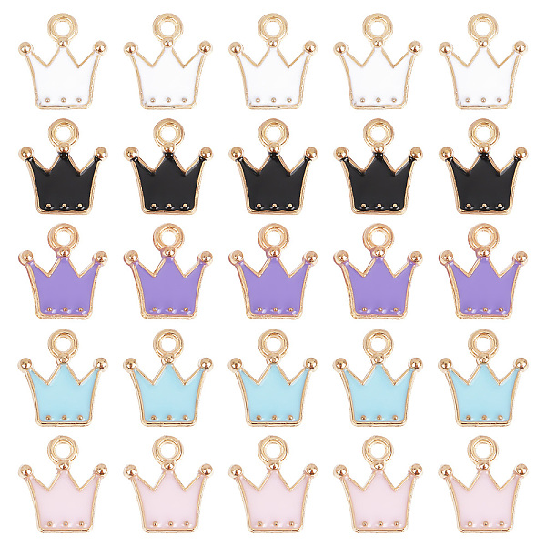 PandaHall SUNNYCLUE 60Pcs 5 Colors Alloy Enamel Charms, Crown, Light Gold, Mixed Color, 12x11x2mm, Hole: 1.6mm, 12pcs/color Alloy+Enamel..., Multicolor
PandaHall SUNNYCLUE 60Pcs 5 Colors Alloy Enamel Charms, Crown, Light Gold, Mixed Color, 12x11x2mm, Hole: 1.6mm, 12pcs/color Alloy+Enamel..., Multicolor