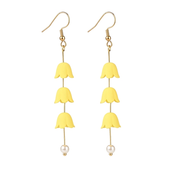 PandaHall Acrylic Flower with Plastic Pearl Long Dangle Earrings, Gold Plated 304 Stainless Steel Jewelry for Women, Yellow, 80mm, Pin...
PandaHall Acrylic Flower with Plastic Pearl Long Dangle Earrings, Gold Plated 304 Stainless Steel Jewelry for Women, Yellow, 80mm, Pin...