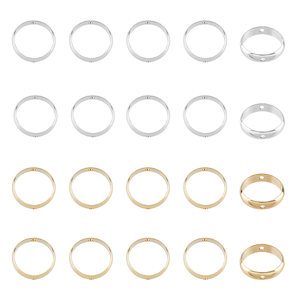 PandaHall SUPERFINDINGS 50Pcs 5 Sizes Brass Beads Frames Double Hole Circle Bead Frames 6/8/9/10/12mm Hollow Metal Ring Links Connectors for...
PandaHall SUPERFINDINGS 50Pcs 5 Sizes Brass Beads Frames Double Hole Circle Bead Frames 6/8/9/10/12mm Hollow Metal Ring Links Connectors for...
