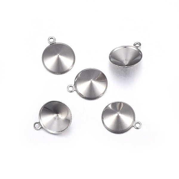 PandaHall 201 Stainless Steel Charms Rhinestone Settings, Cone, Stainless Steel Color, Fit for 8mm rhinestone, 10.5x8.5x3mm, Hole: 1mm 201...
PandaHall 201 Stainless Steel Charms Rhinestone Settings, Cone, Stainless Steel Color, Fit for 8mm rhinestone, 10.5x8.5x3mm, Hole: 1mm 201...