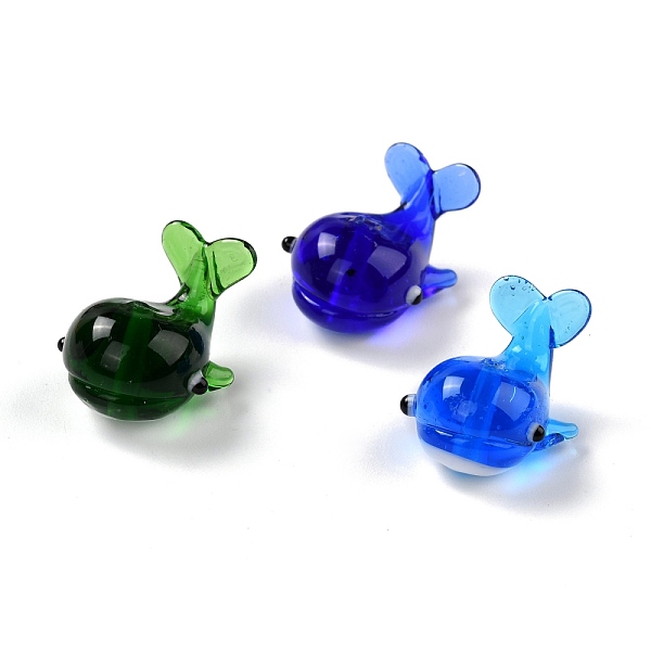 PandaHall Handmade Lampwork Beads, Whale Shape, Mixed Color, 19x14x11.5mm, Hole: 1.2mm Lampwork Fish Multicolor
PandaHall Handmade Lampwork Beads, Whale Shape, Mixed Color, 19x14x11.5mm, Hole: 1.2mm Lampwork Fish Multicolor