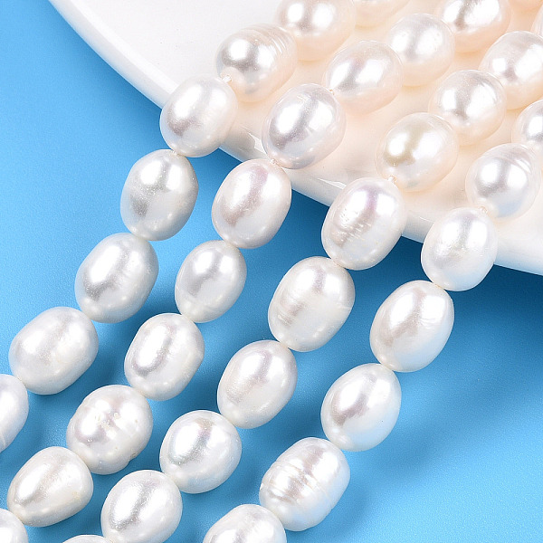 PandaHall Natural Cultured Freshwater Pearl Beads Strands, Rice, Seashell Color, 9.7~11.5x8.3~9mm, Hole: 0.7~0.8mm, about 17~18pcs/strand...
PandaHall Natural Cultured Freshwater Pearl Beads Strands, Rice, Seashell Color, 9.7~11.5x8.3~9mm, Hole: 0.7~0.8mm, about 17~18pcs/strand...