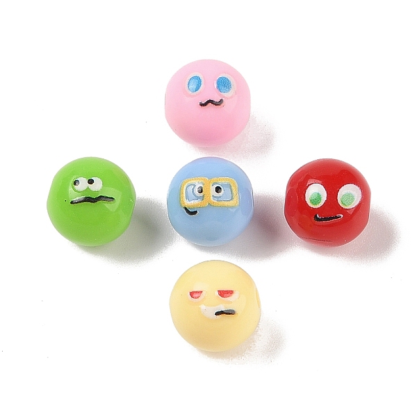 PandaHall Opaque Acrylic with Enamel Beads, Round with Expression, Mixed Color, 11.5x11mm, Hole: 2mm Acrylic Round Multicolor
PandaHall Opaque Acrylic with Enamel Beads, Round with Expression, Mixed Color, 11.5x11mm, Hole: 2mm Acrylic Round Multicolor
