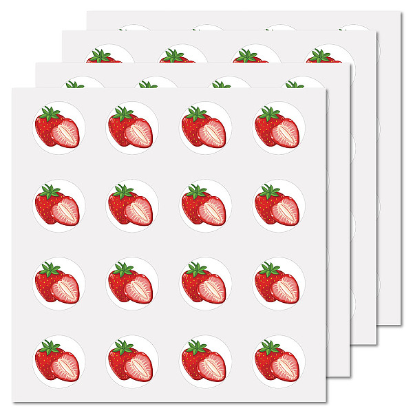 PandaHall CREATCABIN 128Pcs Strawberry Stickers Fruit Vinyl Decal Self-Adhesive Waterproof Sticker Round Bulk Cartoon Red Stickers for Water...
PandaHall CREATCABIN 128Pcs Strawberry Stickers Fruit Vinyl Decal Self-Adhesive Waterproof Sticker Round Bulk Cartoon Red Stickers for Water...