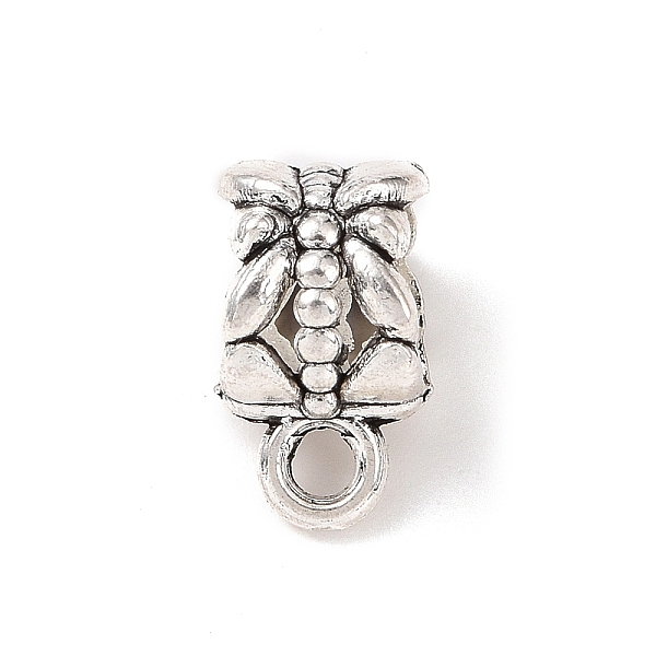 PandaHall Tibetan Style Alloy Tube Bails, Loop Bails, Hanger Links, Butterfly, Antique Silver, 11.5x7x8mm, Hole: 1.8mm, Inner Diameter: 6mm...
PandaHall Tibetan Style Alloy Tube Bails, Loop Bails, Hanger Links, Butterfly, Antique Silver, 11.5x7x8mm, Hole: 1.8mm, Inner Diameter: 6mm...