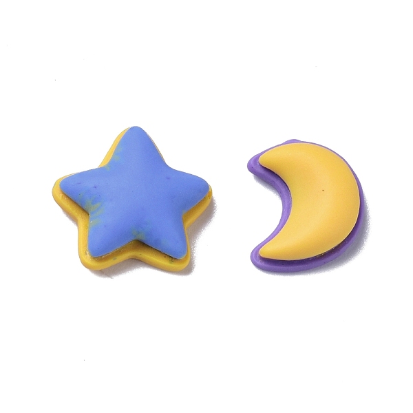 PandaHall Opaque Resin Cabochons, for DIY Decoration, Star & Moon, Mixed Color, Star: 12.5x13x5mm, Moon: 11x9.5x4mm Resin Mixed Shapes..., Multicolor
PandaHall Opaque Resin Cabochons, for DIY Decoration, Star & Moon, Mixed Color, Star: 12.5x13x5mm, Moon: 11x9.5x4mm Resin Mixed Shapes..., Multicolor