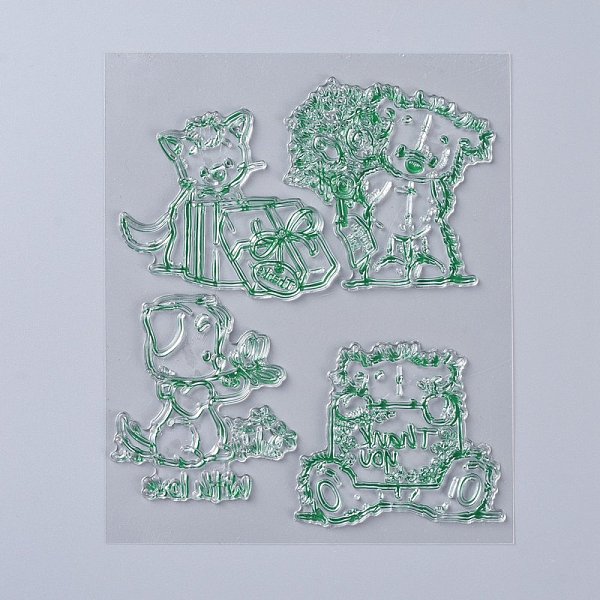 PandaHall Silicone Stamps, for DIY Scrapbooking, Photo Album Decorative, Cards Making, Cartoon Pattern, 145x130x3mm, Pattern: 55~64x55~63mm...
PandaHall Silicone Stamps, for DIY Scrapbooking, Photo Album Decorative, Cards Making, Cartoon Pattern, 145x130x3mm, Pattern: 55~64x55~63mm...