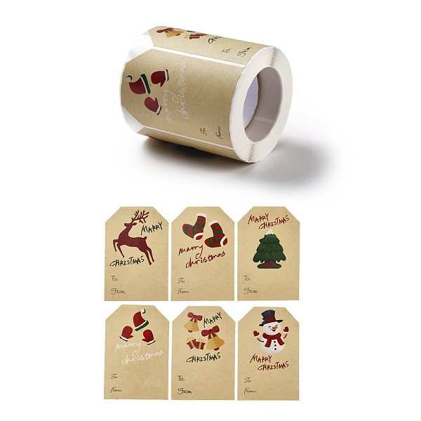 PandaHall Christmas Themed Polygon Roll Stickers, Self-Adhesive Paper Gift Tag Stickers, for Party, Decorative Presents, 75x50x0.1mm, about...
PandaHall Christmas Themed Polygon Roll Stickers, Self-Adhesive Paper Gift Tag Stickers, for Party, Decorative Presents, 75x50x0.1mm, about...