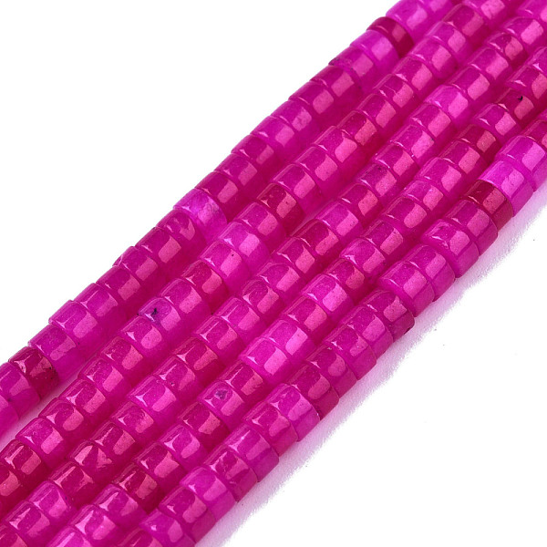 PandaHall Natural White Jade Beads Strands, Dyed, Heishi Beads, Flat Round/Disc, Medium Violet Red, 4x2mm, Hole: 1mm, about...
PandaHall Natural White Jade Beads Strands, Dyed, Heishi Beads, Flat Round/Disc, Medium Violet Red, 4x2mm, Hole: 1mm, about...