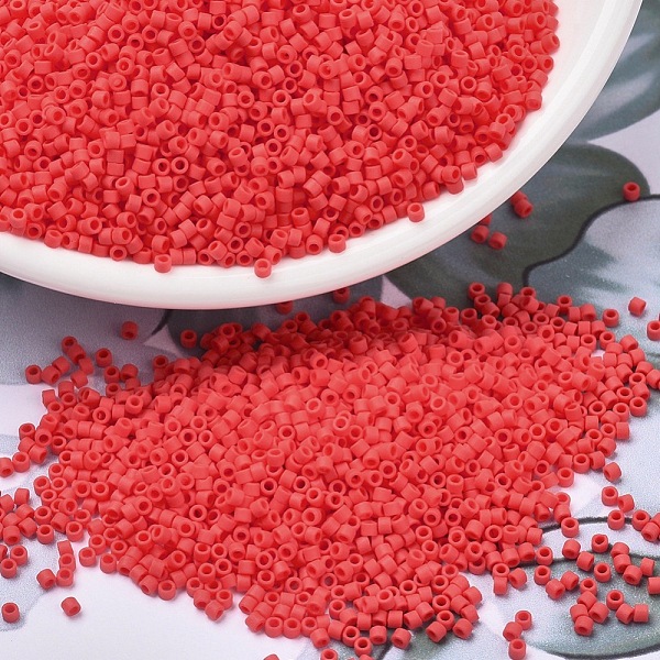 PandaHall MIYUKI Delica Beads, Cylinder, Japanese Seed Beads, 11/0, (DB0757) Matte Opaque Vermillion Red, 1.3x1.6mm, Hole: 0.8mm, about...
PandaHall MIYUKI Delica Beads, Cylinder, Japanese Seed Beads, 11/0, (DB0757) Matte Opaque Vermillion Red, 1.3x1.6mm, Hole: 0.8mm, about...