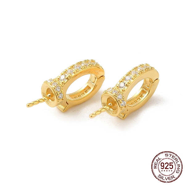 PandaHall 925 Sterling Silver Micro Pave Cubic Zirconia Cup Peg Bails, for Half Drilled Beads, Oval Shape, with S925 Stamp, Real 18K Gold...
PandaHall 925 Sterling Silver Micro Pave Cubic Zirconia Cup Peg Bails, for Half Drilled Beads, Oval Shape, with S925 Stamp, Real 18K Gold...