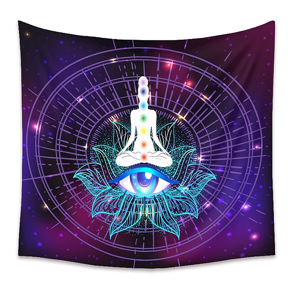 PandaHall Yoga Meditation Trippy Polyester Wall Hanging Tapestry, Bohemian Mandala Psychedelic Tapestry for Bedroom Living Room Decoration...
PandaHall Yoga Meditation Trippy Polyester Wall Hanging Tapestry, Bohemian Mandala Psychedelic Tapestry for Bedroom Living Room Decoration...