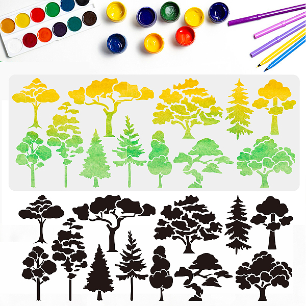 PandaHall PET Hollow Out Drawing Painting Stencils, for DIY Scrapbook, Photo Album, Tree Pattern, 400x1000mm Plastic Tree
PandaHall PET Hollow Out Drawing Painting Stencils, for DIY Scrapbook, Photo Album, Tree Pattern, 400x1000mm Plastic Tree