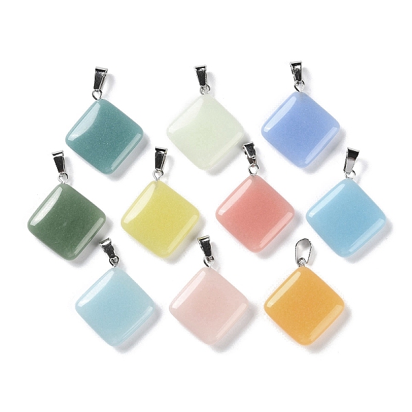 PandaHall Synthetic Noctilucent Stone/Luminous Stone Pendants, Glow in the Dark Charms with Stainless Steel Color Plated 201 Stainless Steel..., Multicolor
PandaHall Synthetic Noctilucent Stone/Luminous Stone Pendants, Glow in the Dark Charms with Stainless Steel Color Plated 201 Stainless Steel..., Multicolor