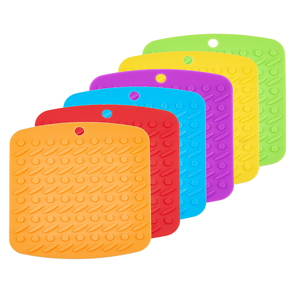 PandaHall DICOSMETIC 6Pcs 6 Colors Square Silicone Hot Mats for Hot Dishes, Heat Resistant Pot Holder, Heat Insulation Pad Kitchen Tool..., Multicolor
PandaHall DICOSMETIC 6Pcs 6 Colors Square Silicone Hot Mats for Hot Dishes, Heat Resistant Pot Holder, Heat Insulation Pad Kitchen Tool..., Multicolor
