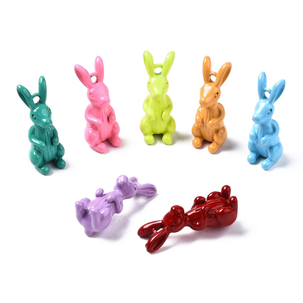 PandaHall Spray Painted Brass Pendants, Rabbit, Mixed Color, 19.5x8x8mm, Hole: 1.5mm Brass Rabbit Multicolor
PandaHall Spray Painted Brass Pendants, Rabbit, Mixed Color, 19.5x8x8mm, Hole: 1.5mm Brass Rabbit Multicolor