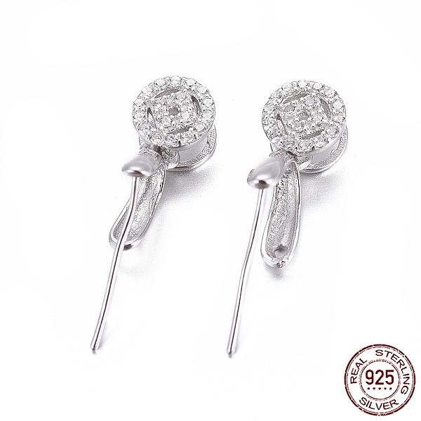 PandaHall Rhodium Plated 925 Sterling Silver Pendant Bails, with Cubic Zirconia, Copper Cash, Clear, Platinum, 12.5mm, Hole: 4x2mm, Pin...
PandaHall Rhodium Plated 925 Sterling Silver Pendant Bails, with Cubic Zirconia, Copper Cash, Clear, Platinum, 12.5mm, Hole: 4x2mm, Pin...