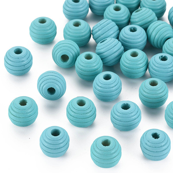 PandaHall Painted Natural Wood Beehive Beads, Round, Medium Turquoise, 12x11mm, Hole: 3.5mm Schima Wood Round Blue
PandaHall Painted Natural Wood Beehive Beads, Round, Medium Turquoise, 12x11mm, Hole: 3.5mm Schima Wood Round Blue