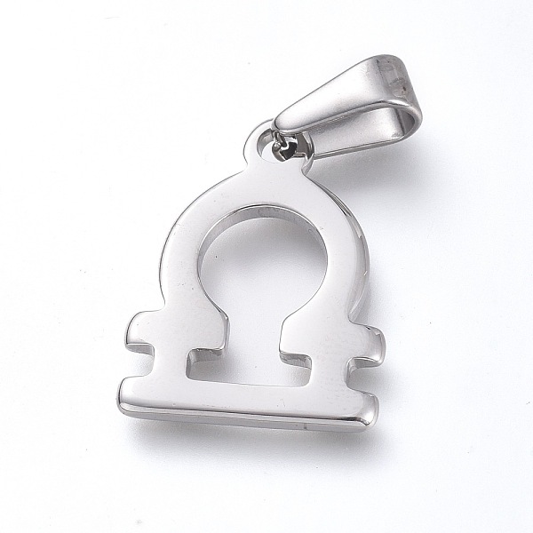 PandaHall 304 Stainless Steel Pendants, Constellation/Zodiac Sign, Stainless Steel Color, Libra, 19.8x15x1.8mm, Hole: 3x6mm 304 Stainless...
PandaHall 304 Stainless Steel Pendants, Constellation/Zodiac Sign, Stainless Steel Color, Libra, 19.8x15x1.8mm, Hole: 3x6mm 304 Stainless...