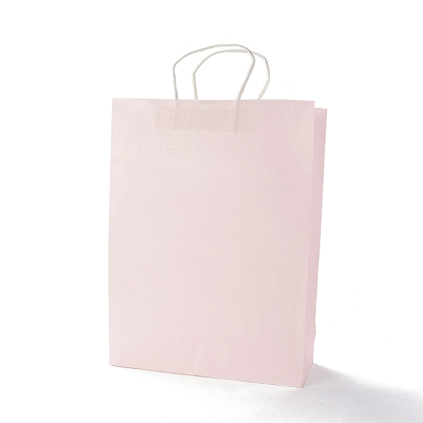 PandaHall Rectangle Paper Bags, with Handles, for Gift Bags and Shopping Bags, Misty Rose, 42x31.3x11.3cm, Fold: 42x31.3x0.2cm Paper None
PandaHall Rectangle Paper Bags, with Handles, for Gift Bags and Shopping Bags, Misty Rose, 42x31.3x11.3cm, Fold: 42x31.3x0.2cm Paper None