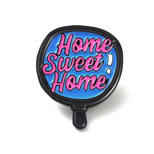 PandaHall Word Sweet Home Enamel Pin, Mirror Alloy Badge for Backpack Clothes, Electrophoresis Black, Deep Pink, 28.5x24x1.7mm Alloy+Enamel
PandaHall Word Sweet Home Enamel Pin, Mirror Alloy Badge for Backpack Clothes, Electrophoresis Black, Deep Pink, 28.5x24x1.7mm Alloy+Enamel