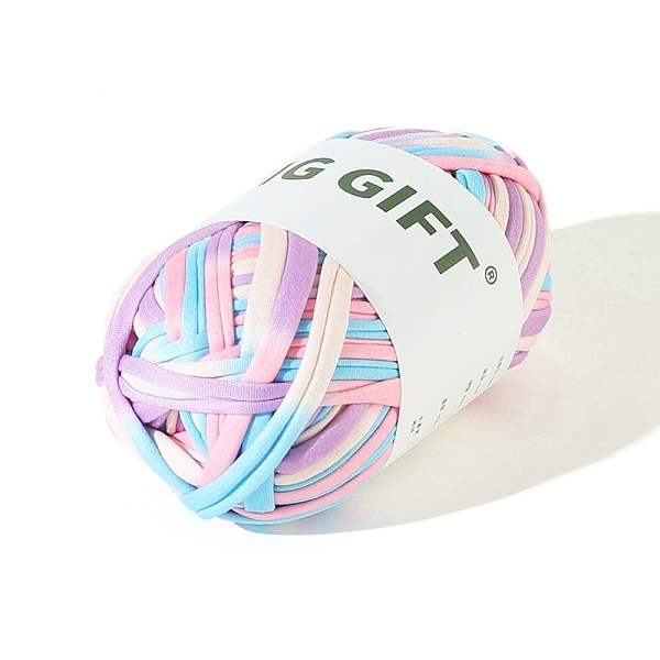 PandaHall Polyester Cloth Yarn, For Hand Knitting Thick Thread, Crochet Cloth Yarn, Colorful, 5mm, about 32.81 Yards(30m)/Skein Polyester
PandaHall Polyester Cloth Yarn, For Hand Knitting Thick Thread, Crochet Cloth Yarn, Colorful, 5mm, about 32.81 Yards(30m)/Skein Polyester