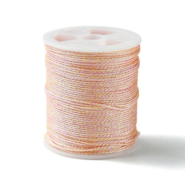 PandaHall 17M Rainbow Color Polyester Sewing Thread, 9-Ply Polyester Cord for Jewelry Making, Colorful, 0.6mm, about 18.59 Yards(17m)/Roll...
PandaHall 17M Rainbow Color Polyester Sewing Thread, 9-Ply Polyester Cord for Jewelry Making, Colorful, 0.6mm, about 18.59 Yards(17m)/Roll...